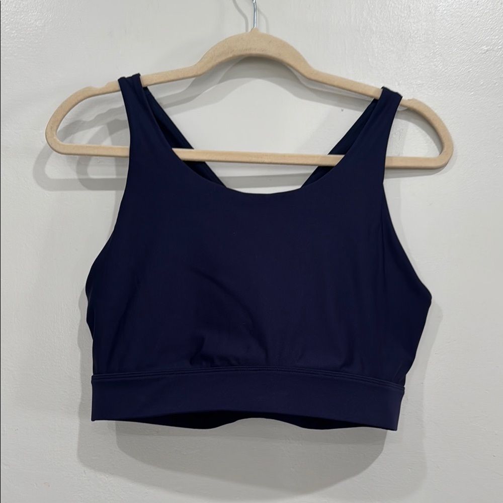 Fabletics Women's Halter Navy Sports Bra